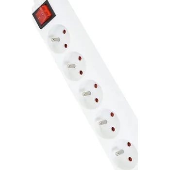 Prodlužovací kabel Prodlužovací kabel s vypínačem 5Z Typ E 1,5m bílá
