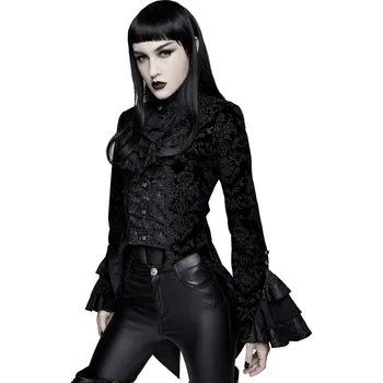 Dámský kabát kabátek dámský DEVIL FASHION - XS