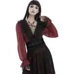 tričko gothic and punk dámské - Red Gothic Daily Life - DEVIL FASHION - SHT09602 - M