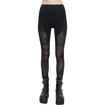 Dámské kalhoty kalhoty dámské (legíny) DEVIL FASHION - ROCKOCO - XL