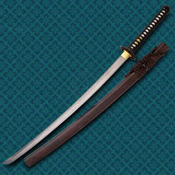 Replika zbraně Windlass Steelcrafts Katana Bushido Kiku No Gyokuza, překládaná ocel, květinový motiv