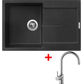 Kuchyňský dřez Akení Sinks ULTIMA 790 Granblack + VITALIA