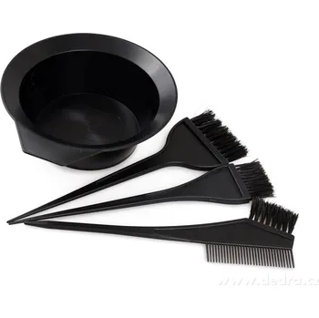 Barva na vlasy BEAUTY | set na barvení vlasů | 4 díly | misky a štětce na domácí i salonní použití