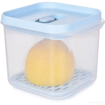 Dóza na potraviny HERMETIC FRESH | dóza na potraviny s odkapávací mřížkou a silikonovým těsněním | 580 ml