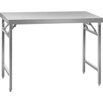 Kuchyňská pracovní deska Pracovní stůl z ušlechtilé oceli - ECO - 60 x 120 cm - 210 kg - skládací - Royal Catering RCAT-120/60KE