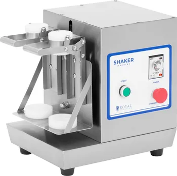 Barový mixér a napěňovač mléka - dvojitý - 2 x 0,75 l - 240 ot/min - ušlechtilá ocel - Royal Catering RCSM-240S