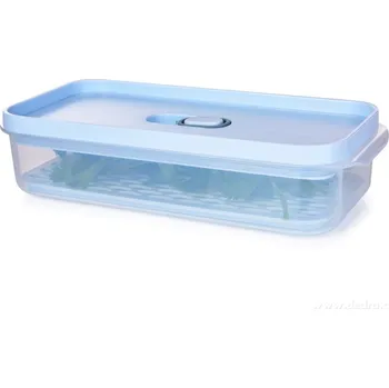 Dóza na potraviny HERMETIC FRESH | dóza na potraviny s odkapávací mřížkou a silikonovým těsněním | 500 ml