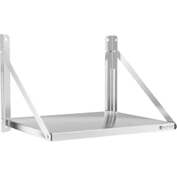 Royal Catering RC-BFWS6045 nástěnná police stříbrná