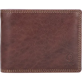 Peněženka Peněženka pánská Poyem hnědá 5237 Poyem H