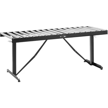 Dopravníkový pás MSW Válečkový dopravník - 200 kg - 178 x 67 cm - 17 válečků - výškově nastavitelný MSW-RT-610T17