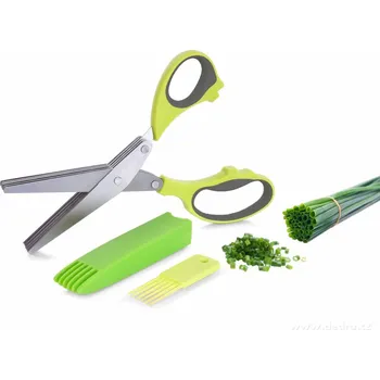 BYLINKÁTOR | nůžky na bylinky s 5 břity + čistítko a kryt