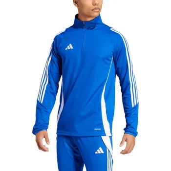 Fotbal Adidas Mikina Tiro 24 krátký zip IS1042 Velikost: XL Barva: Modrá