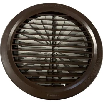 Větrací mřížka Refax Větrací mřížka 160 mm - hnědá s regulací T16DM