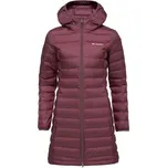 Dámská zimní bunda Columbia LAKE 22 II DOWN LONG HOODED JACKET XS Vínová, Bílá