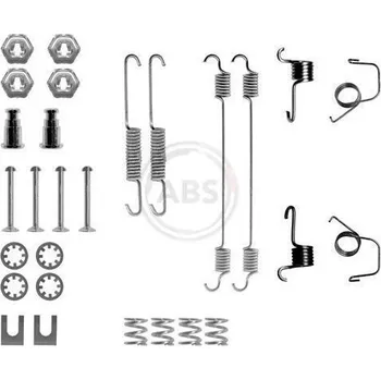 Brzdová čelist Sada příslušenství, brzdové čelisti A.B.S. 0617Q