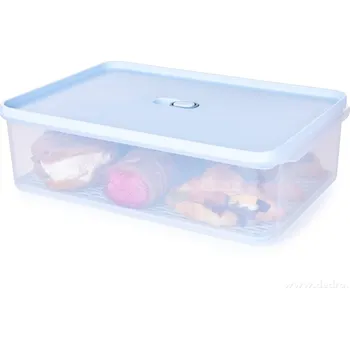 Dóza na potraviny HERMETIC FRESH | dóza na potraviny s odkapávací mřížkou a silikonovým těsněním | 4,2 L