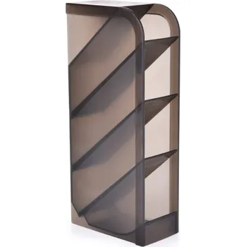 OFFICE | kancelářský organizér s pěti přihrádkami | stojan na psací a kancelářské potřeby | kouřový