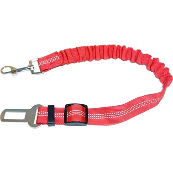 Postroj pro psa Bezpečnostní pás pro psy do auta Barva: Červená