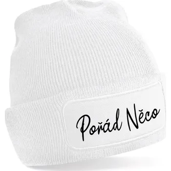 Pánské tričko Čepice s potiskem - Pořád něco , Barva látky bílá, Střih Pánsky/UNISEX