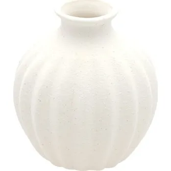 Váza Chaks Keramická váza guľa - White 9,5 x 10,5 cm