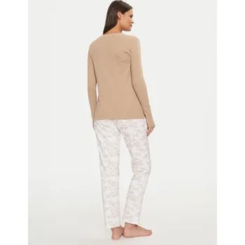 Dámské pyžamo Selmark Pyžamo P9373 Béžová Regular Fit L