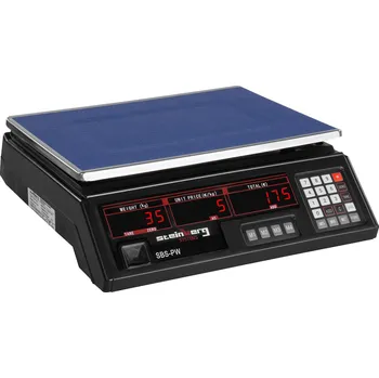 Obchodní váha Steinberg Systems Kontrolní váha - 30 kg / 2 g - 33 x 24 cm - 6 LED SBS-PW-302B