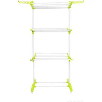 Sušák na prádlo TRIOETAGE | 3patrový sušák na prádlo | 18 m sušící plochy & 14 ramínek