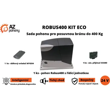 Robus400 Kit e-sada pohonu Nice pro posuvnou bránu do 400 kg