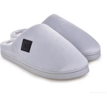 Pánské pantofle FC BLACK BADGE | hřejivé domácí pantofle | šedé