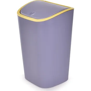 Odpadkový koš PUSH&OPEN | 8 L | odpadkový koš s dotykovým otevíráním víka šedý