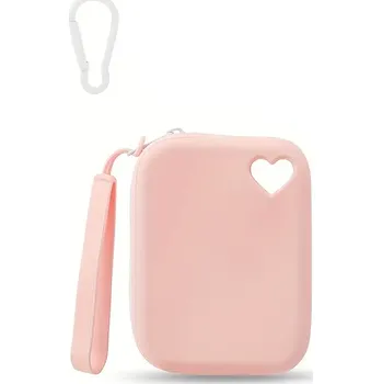 Pamlskovník Silikonový pamlskovník se srdíčkem Barva: Růžová