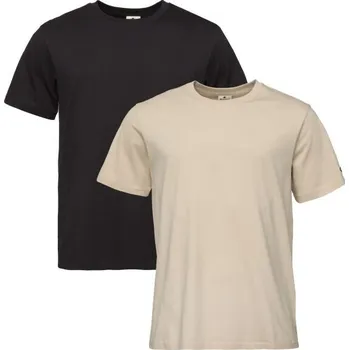 Pánské tričko Champion TWIN SET SCRIPT SHOP XXL Černá, Béžová, Červená