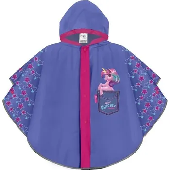 Pláštěnka Dětská pláštěnka PERLETTI PONCHO PIOGGIA OS Modrá, Růžová, Mix