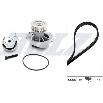 Vodní pumpa + sada ozubeného řemene DOLZ KD024