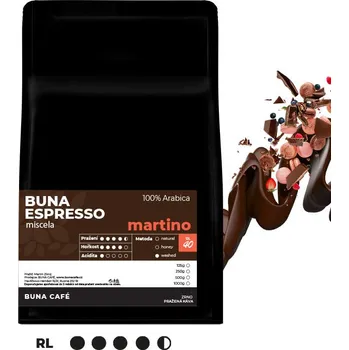 Káva BUNA CAFÉ Buna Espresso martino 90%, 6x500g
