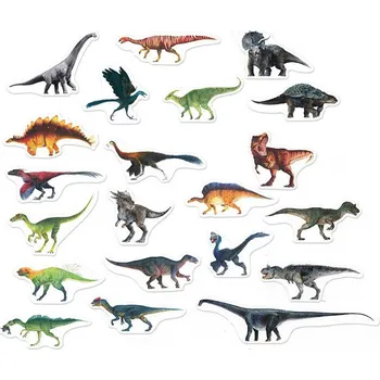 Magnetická kreslící tabulka Magnetky - Dinosauři dřevěné, 21ks (Vilac)