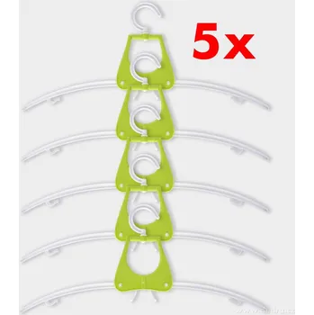 Ramínko GENIUS 5 ks Skládací ramínko na svetry, roláky a halenky bez vytahání výstřihu