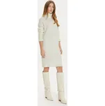 Brave Soul Úpletové šaty LKD-230MINGLYB Écru Regular Fit XS