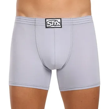 Boxerky Pánské boxerky Styx long klasická guma světle šedé (F1067) XXL Možnost vrácení zboží ZDARMA do 120 dnů!