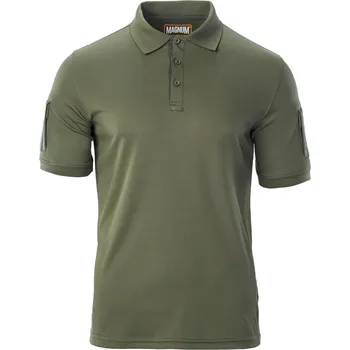 Pánské tričko Pánské Tričko s krátkým rukávem MAGNUM MAGNUM POLO II M000205783 – Zelená XXXL