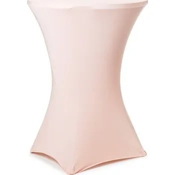 Party dekorace PartyDeco Potah na koktejlový stůl růžový 88x100 cm