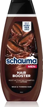 Šampon Schwarzkopf Schauma Hair Booster Men kofeinový šampon 400 ml