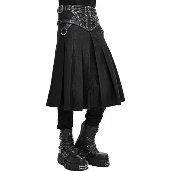 Dámská sukně kilt pánský DEVIL FASHION - Beowulf' Punk Leather - XXL