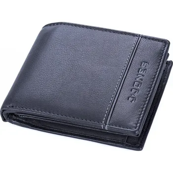 Peněženka Pánská kožená peněženka 55449 černá