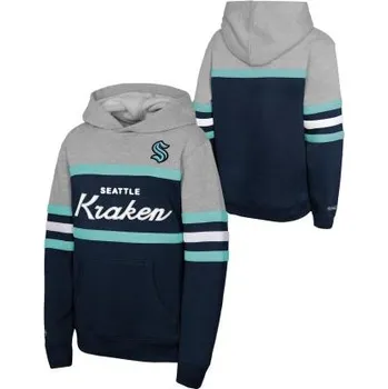 Dětská móda Outerstuff Dětská mikina Seattle Kraken NHL Head Coach Hoody Velikost: Dětské L (11 - 12 let)