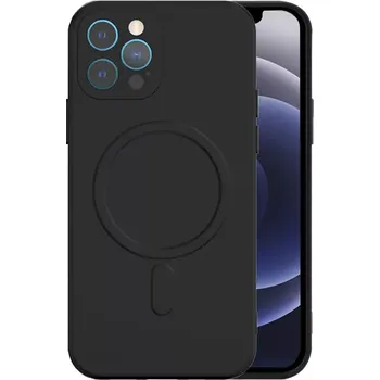 Pouzdro na mobilní telefon Pouzdro Protect MagSilicone Case iPhone 13 Černé