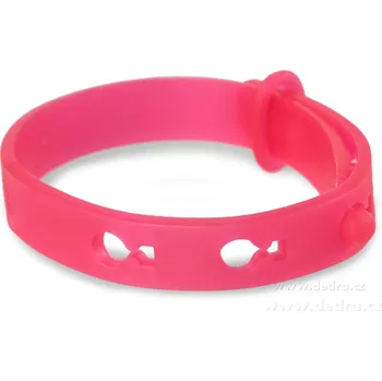 Přípravek proti hmyzu INSECTOFF | repelentní náramek proti komárům, klíšťatům & hmyzu růžový