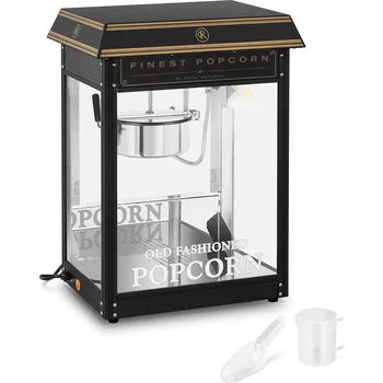 Popkornovač Royal Catering Stroj na popcorn - černý a zlatý RCPS-BG1