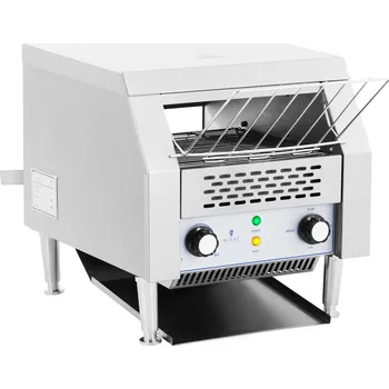 Pomocník do kuchyně Průběžný toaster – 2,200 W- Royal Catering – 3 funkce RC-CT001
