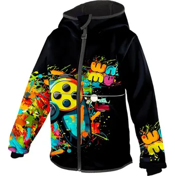 Chlapecká bunda WAMU® ČR Dětská softshellová bunda WAMU Game On Velikost: 146/152